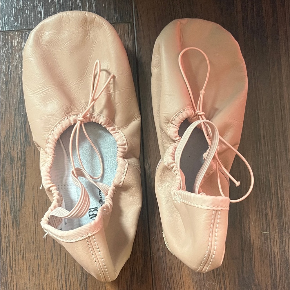 Kids' Beige Ballet Slippers